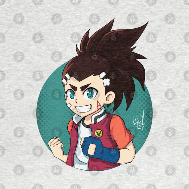 Aiger Akabane from Beyblade Burst Turbo / Super Z by Kaw_Dev